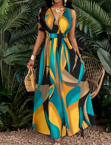 Rochie lunga SHEIN, mix culori