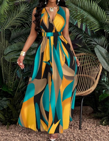 Rochie lunga SHEIN, mix culori