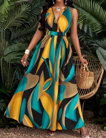 Rochie lunga SHEIN, mix culori