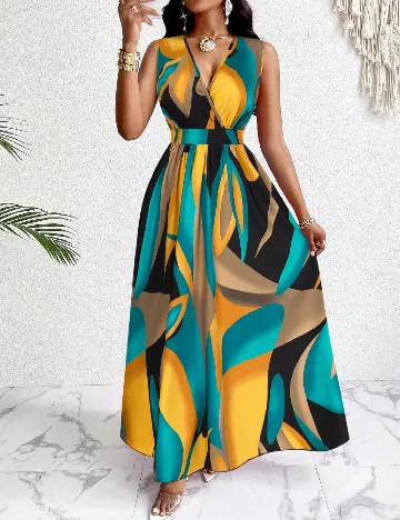 Rochie lunga SHEIN, mix culori