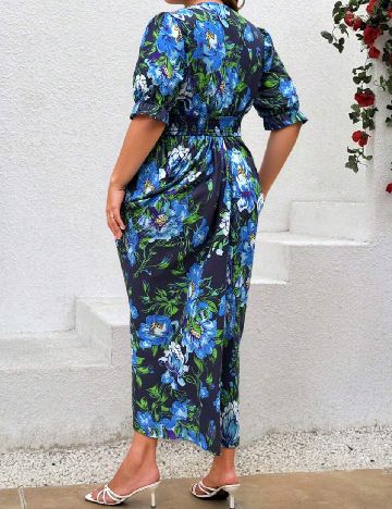 Rochie medie SHEIN CURVE, floral print