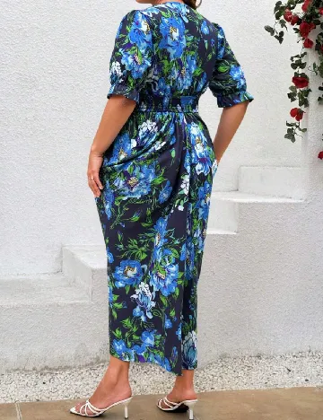 Rochie medie SHEIN CURVE, floral print