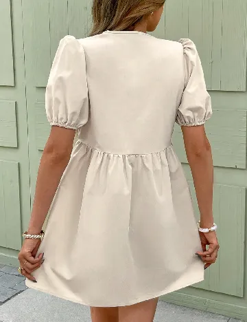 Rochie scurta SHEIN, crem