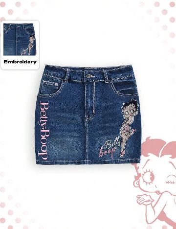 Fusta Romwe, albastru