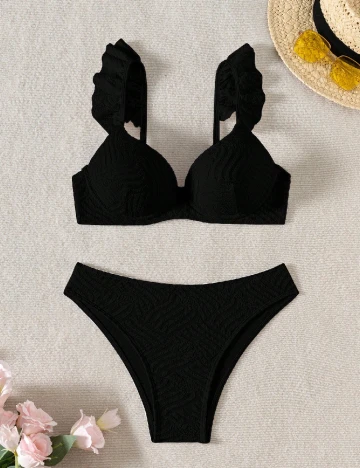 Costum de baie SHEIN, negru