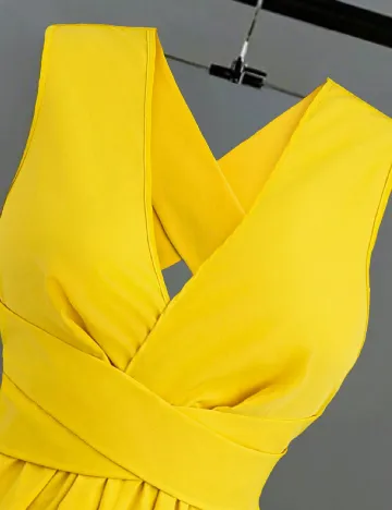 Rochie scurta SHEIN CURVE, galben
