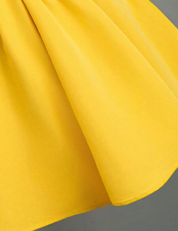 Rochie scurta SHEIN CURVE, galben