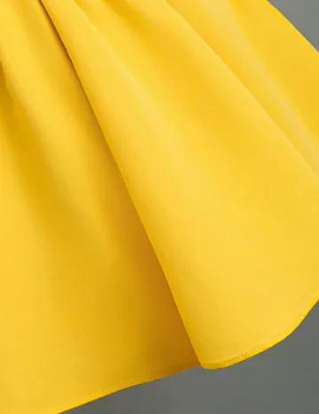 Rochie scurta SHEIN CURVE, galben