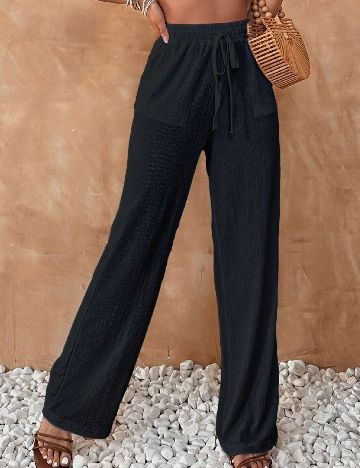 Pantaloni SHEIN, negru