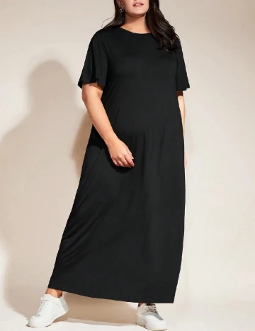 Rochie lunga SHEIN CURVE, negru