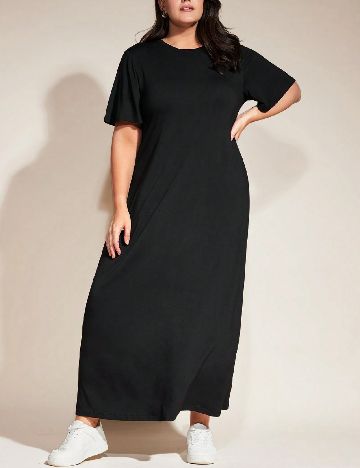 Rochie lunga SHEIN CURVE, negru