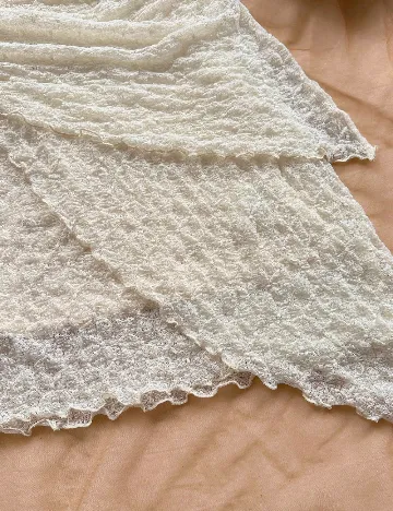 Rochie scurta SHEIN, crem