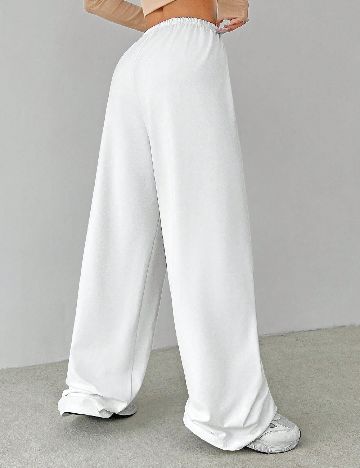 Pantaloni SHEIN, alb