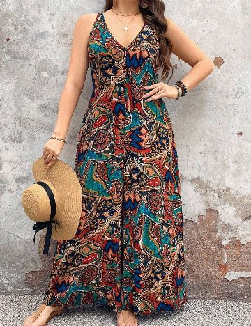 Salopeta SHEIN CURVE, mix culori