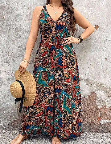 Salopeta SHEIN CURVE, mix culori