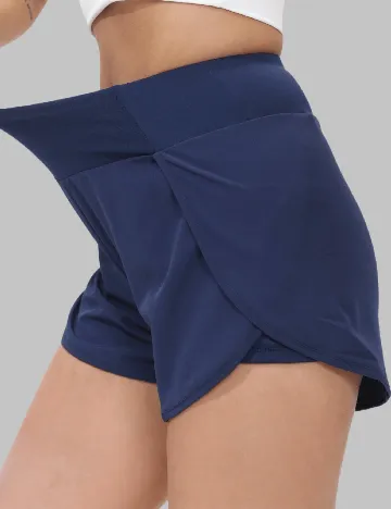 Pantaloni scurti SHEIN, bleumarin