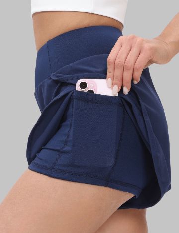 Pantaloni scurti SHEIN, bleumarin