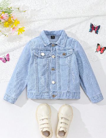 Jacheta Shein Kids, albastru