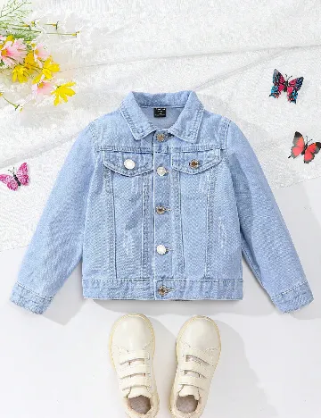 Jacheta Shein Kids, albastru