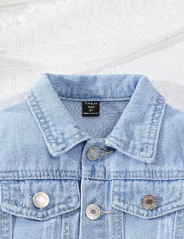 Jacheta Shein Kids, albastru