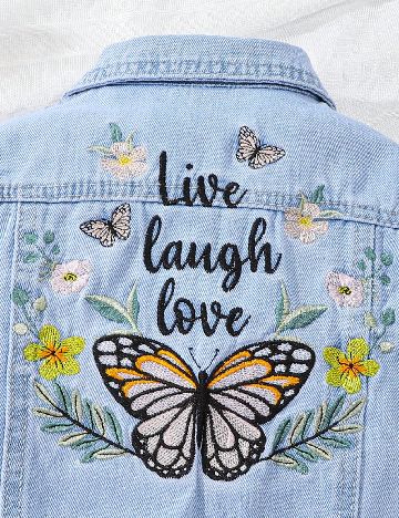 Jacheta Shein Kids, albastru