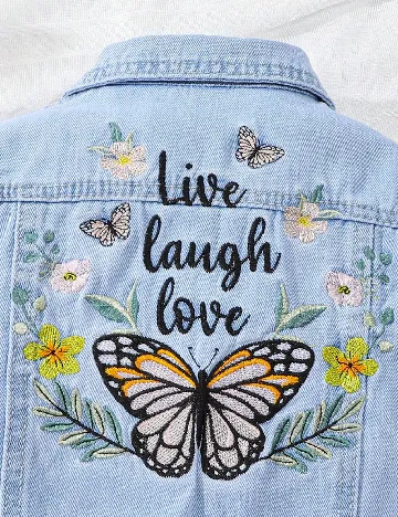 Jacheta Shein Kids, albastru