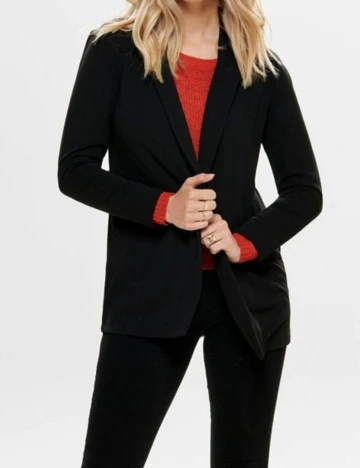 Blazer Jacqueline de Yong, negru Negru