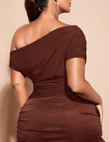 Bluza SHEIN CURVE, maro