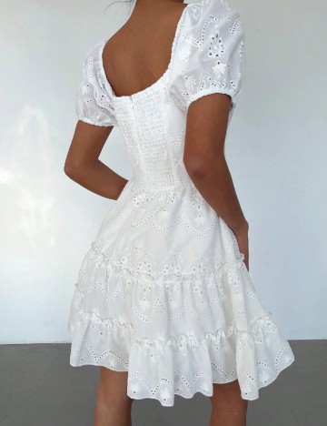 Rochie scurta SHEIN, alb