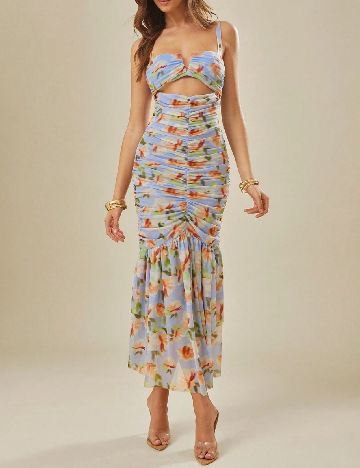 Rochie lunga L Amorae, mix culori