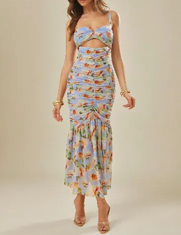 Rochie lunga L Amorae, mix culori