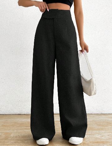 Pantaloni SHEIN, negru