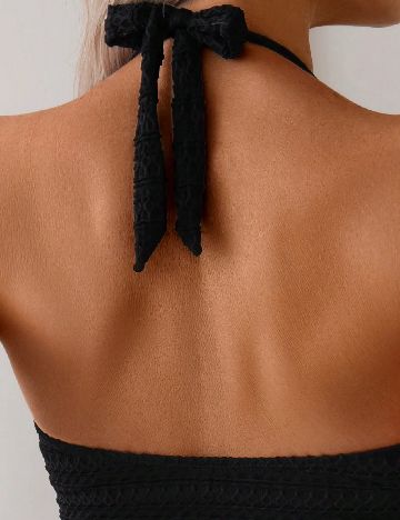 Costum de baie SHEIN, negru