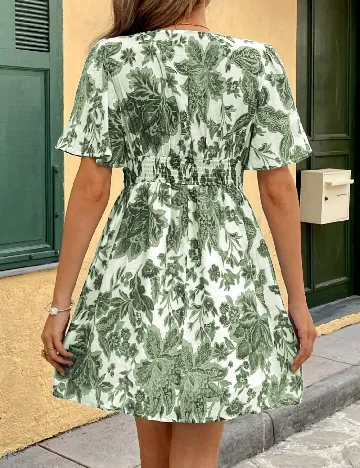 Rochie scurta SHEIN, verde