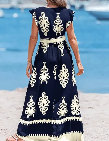 Rochie lunga Emery Rose, bleumarin