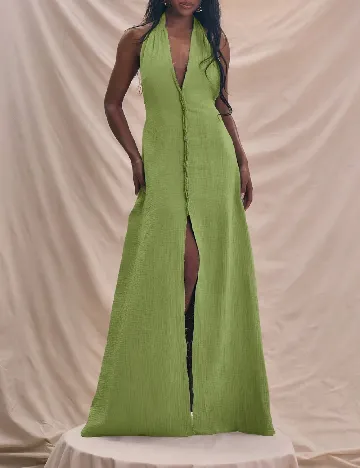 Rochie lunga SHEIN, verde