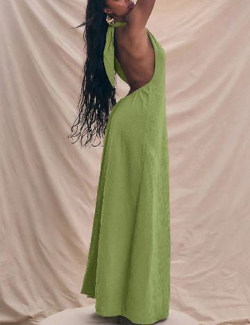 Rochie lunga SHEIN, verde