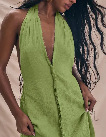 Rochie lunga SHEIN, verde