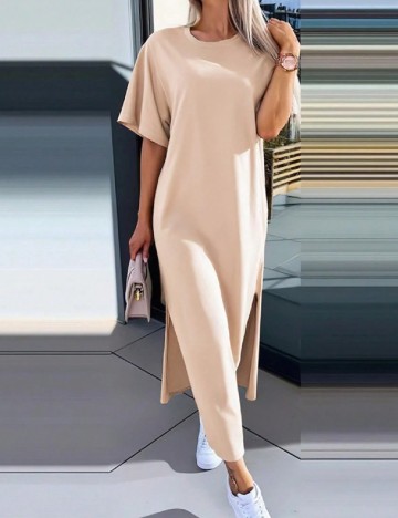 Rochie medie SHEIN, crem