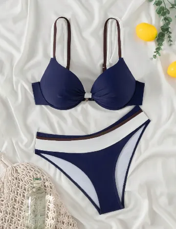 Costum de baie SHEIN, bleumarin