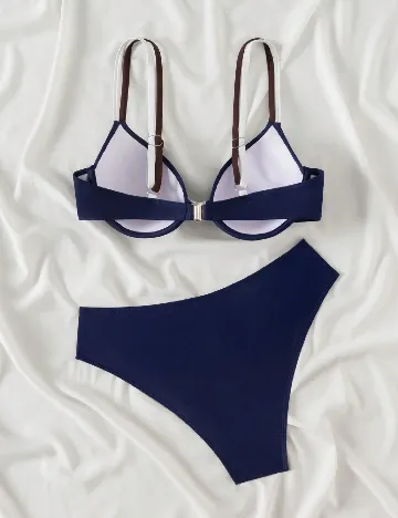 Costum de baie SHEIN, bleumarin