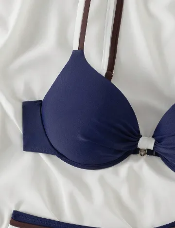 Costum de baie SHEIN, bleumarin