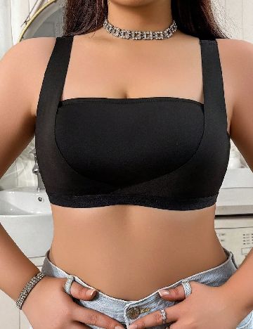 Bustiera SHEIN CURVE, negru