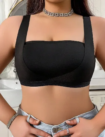 Bustiera SHEIN CURVE, negru