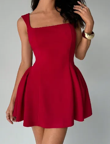 Rochie scurta SHEIN, rosu