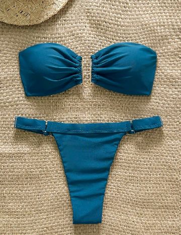 Costum de baie SHEIN, albastru