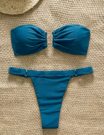 Costum de baie SHEIN, albastru