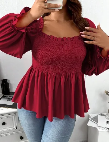 Bluza SHEIN CURVE, rosu