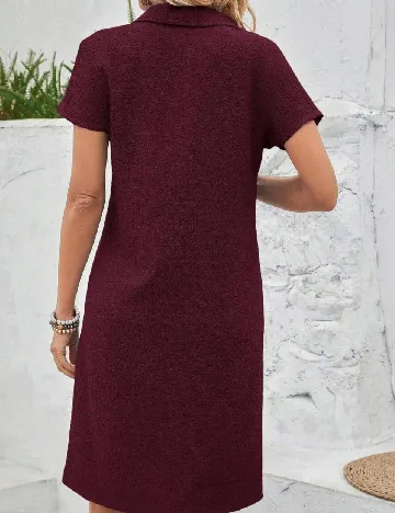 Rochie scurta Emery Rose, visiniu