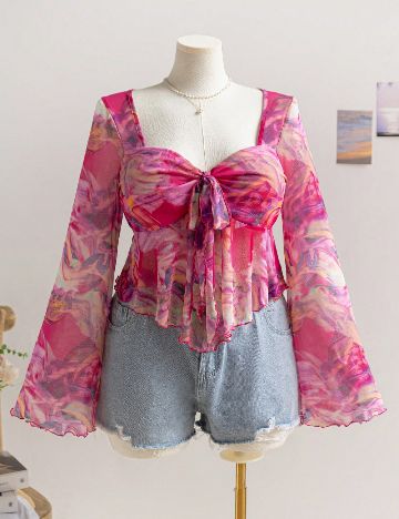 Bluza SHEIN CURVE, mix culori